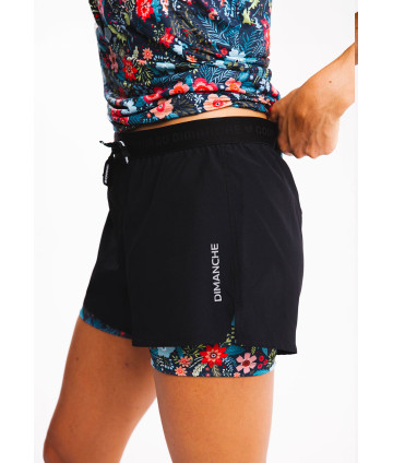 Short Active 2 en 1 - Floral (F)