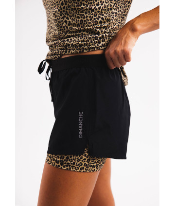 Short Active 2 en 1 - Léopard F