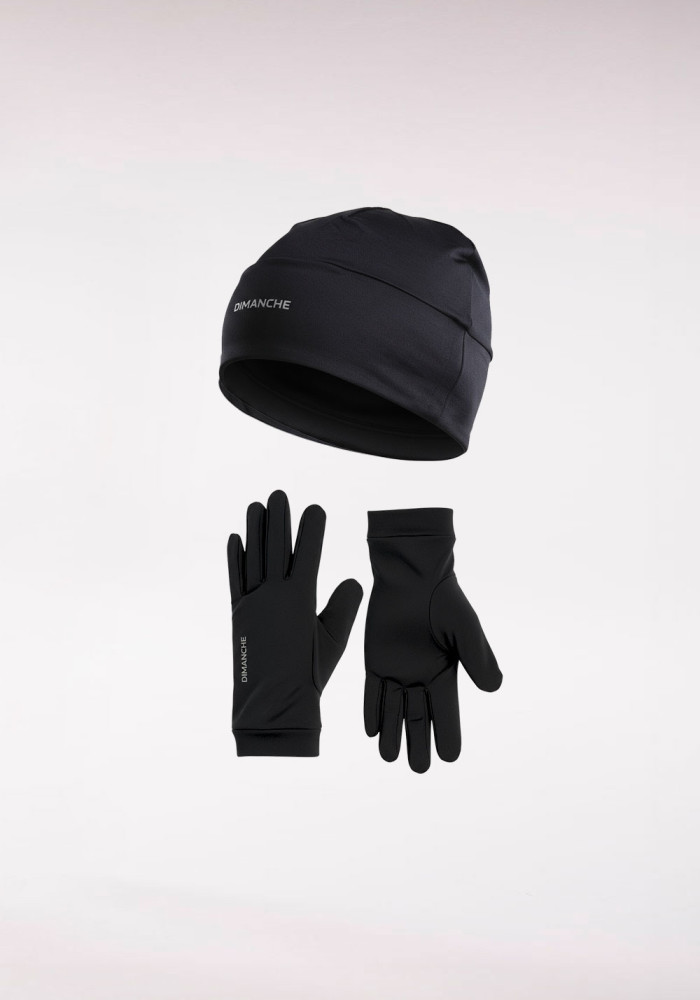 Pack Gants + Bonnet - Noir