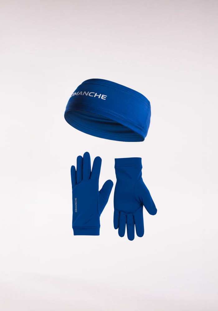 Pack Gants + Bandeau - Marine