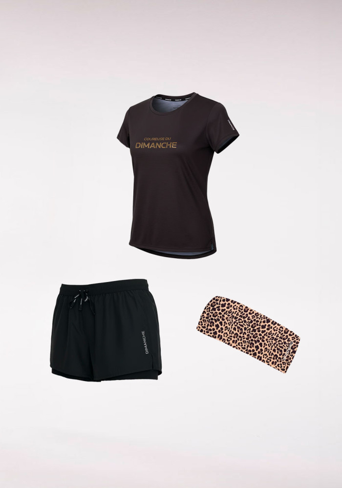 Pack Black Logo Leopard W