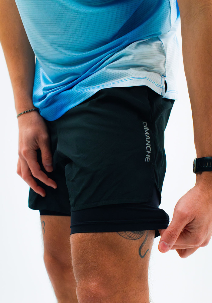 Short Active 2 en 1 - Noir H