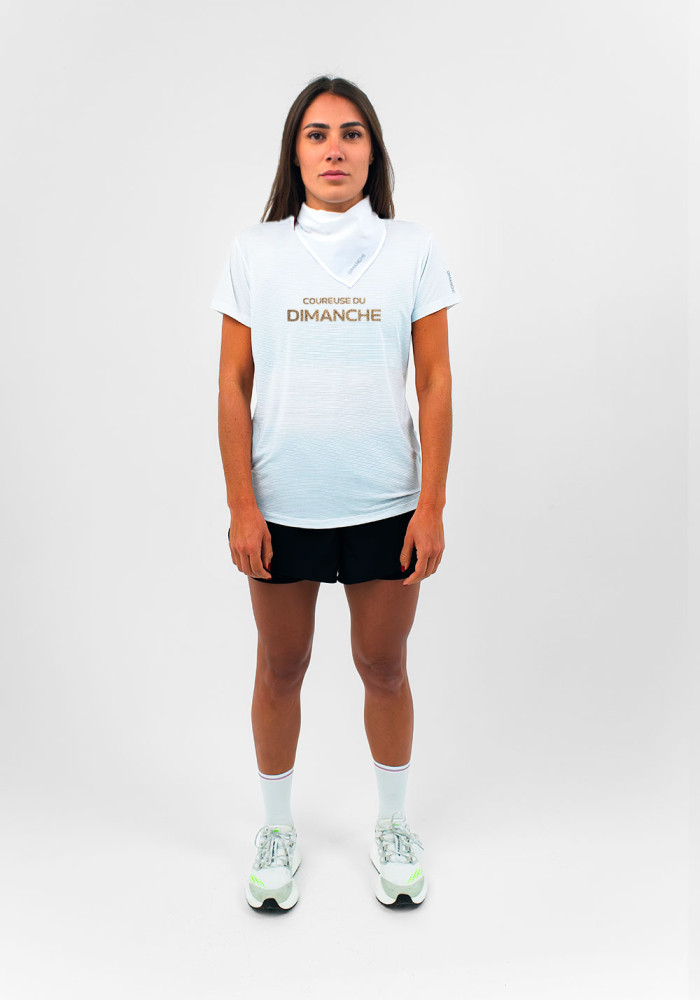 T-Shirt Active White Logo...