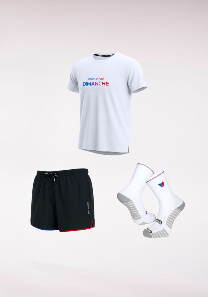 Pack Blanc Logo Tricolore H