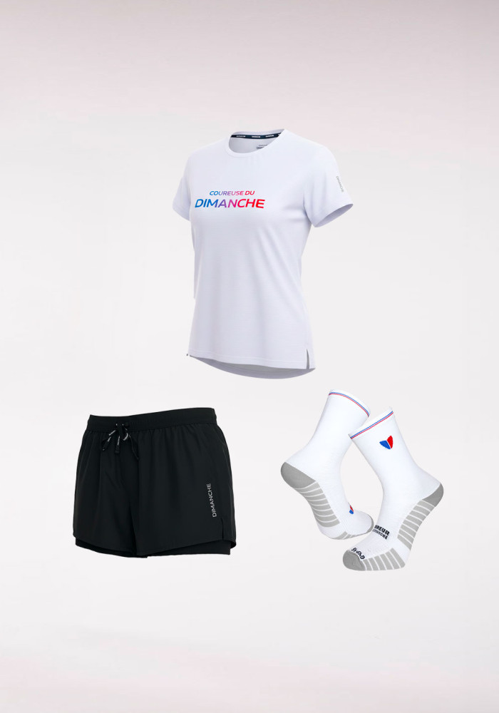 Pack Blanc Logo Tricolore F